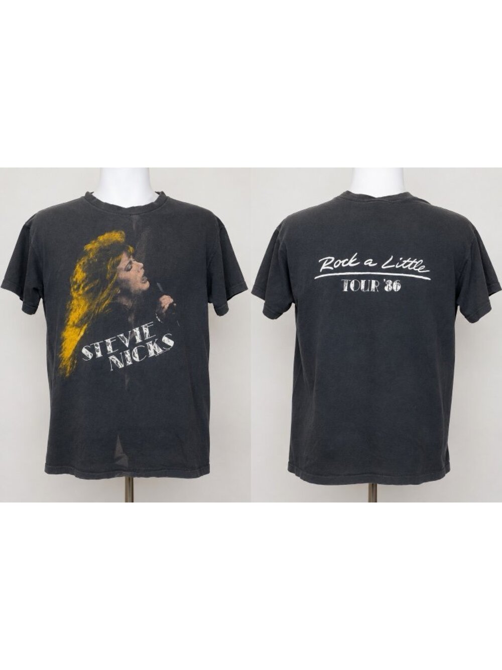 Vintage 1986 Stevie Nicks Rock a Little Tour T-Shirt Hanes USA Original 80s M